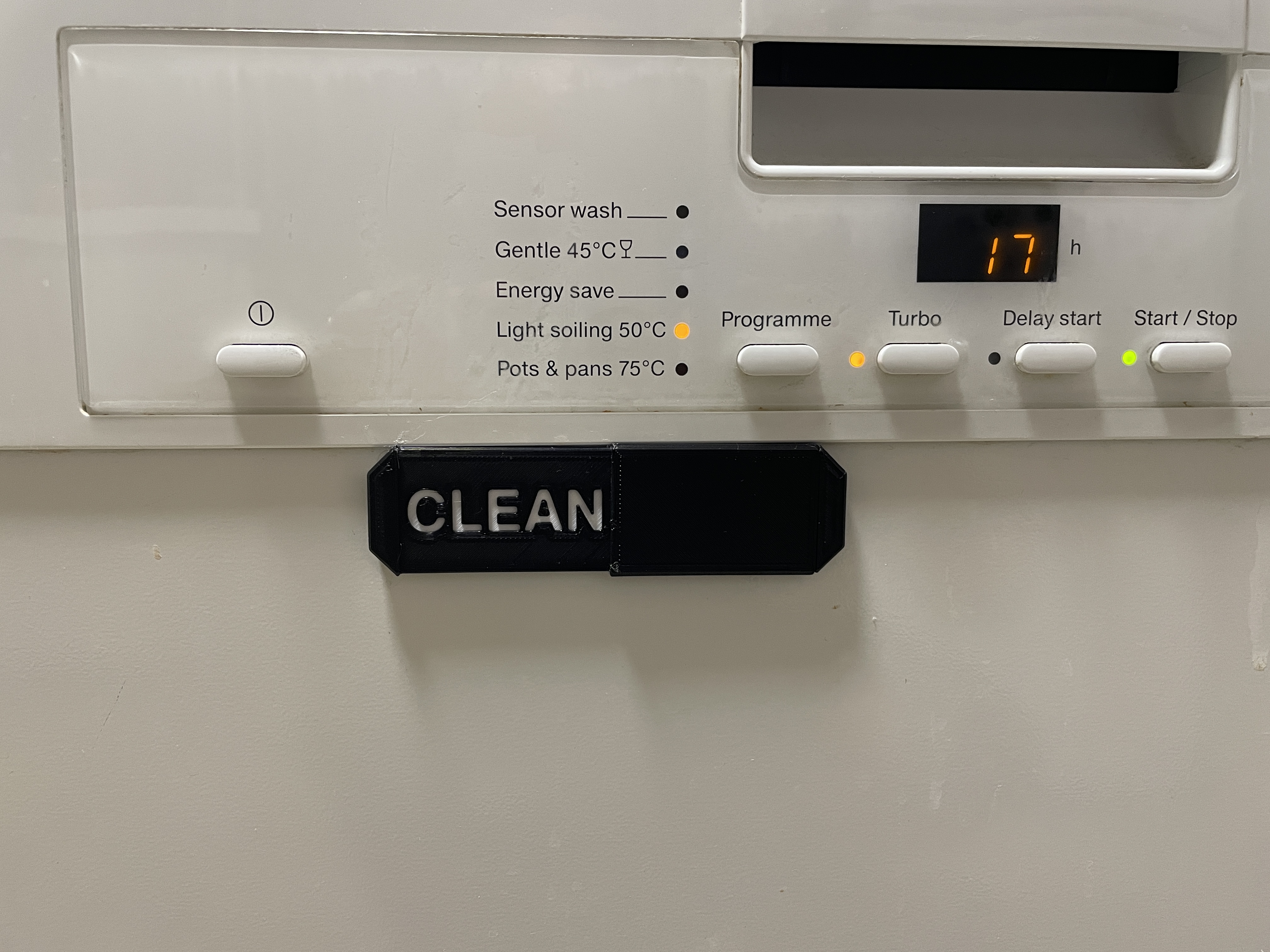 Dishwasher Sign 3D model thumbnail