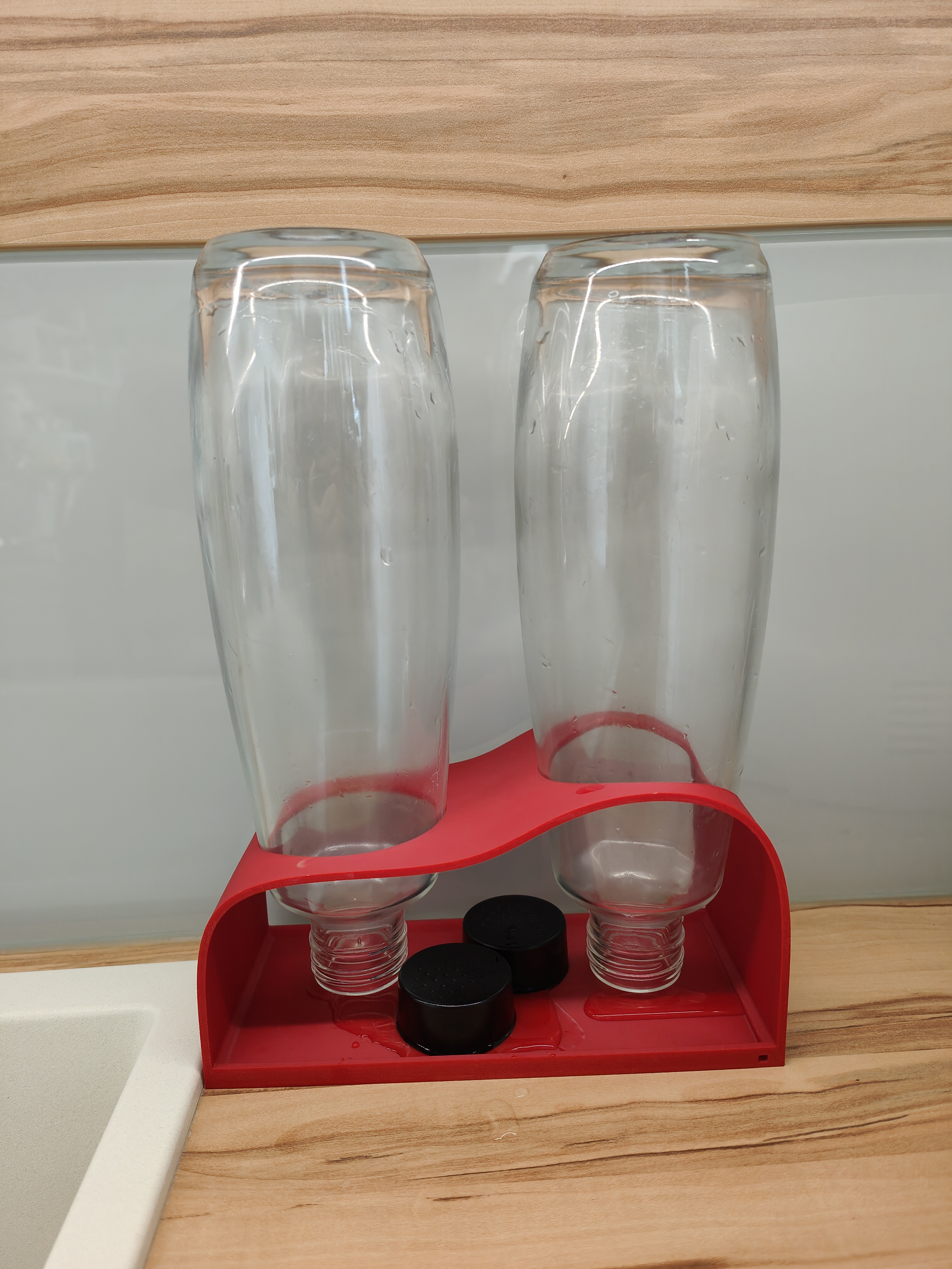 Soda Stream bottle stand / Holder for 1L glass bottle