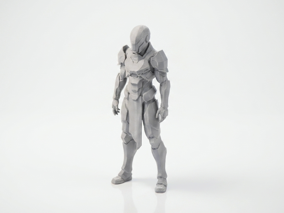 Robo Gladiator Warrior Fantasy Figurine 3D Printable