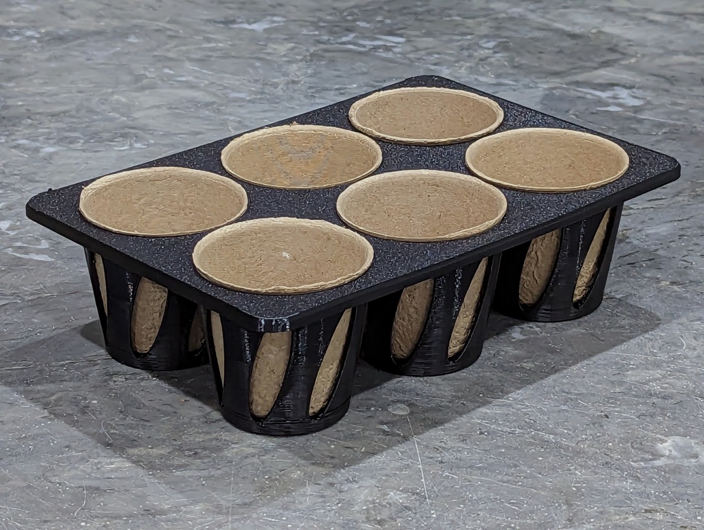 Plant Pot Tray (Wilko 6cm fibre/bio pot) by Tommy Monk Download free