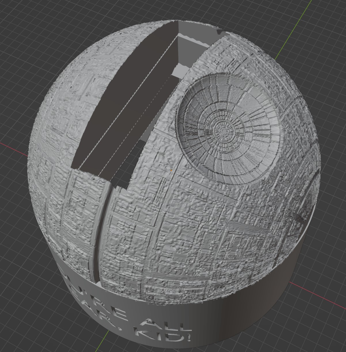 Death Star tissue holder