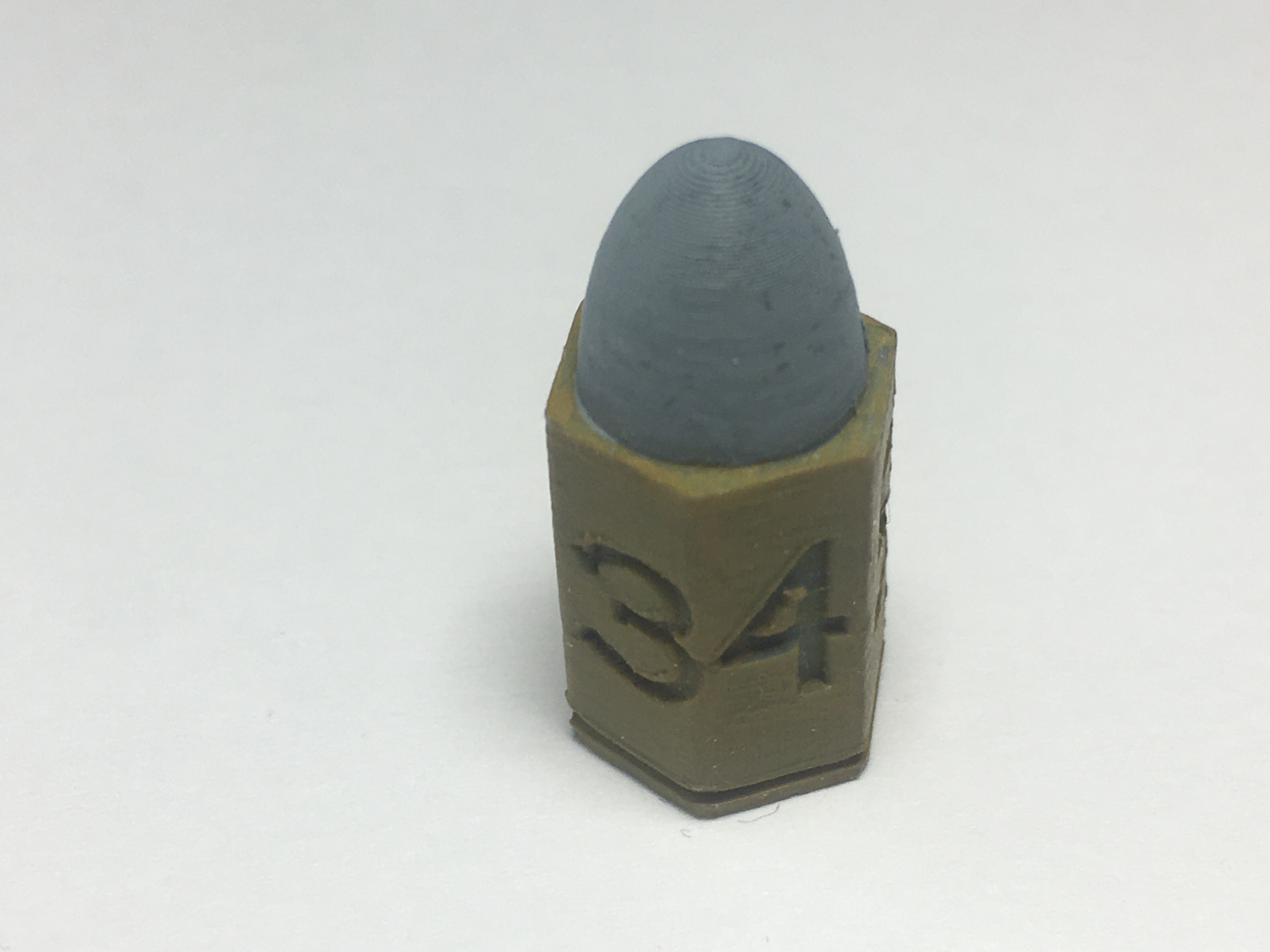 Miniatura 3 do modelo 3D D6 Bullet Dice