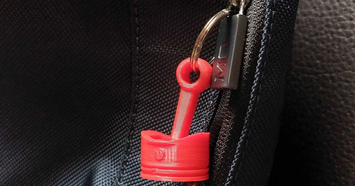 Printinplace piston and rod fidget keychain by MttUrs Download free
