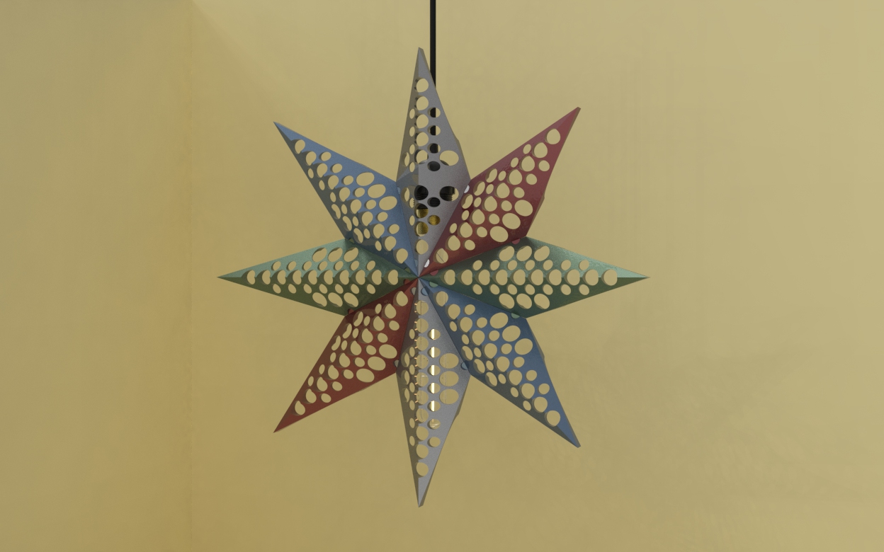 Star pendant lamp
