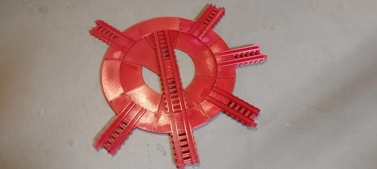 Turntable train track section by Obeisance | Download free STL model ...