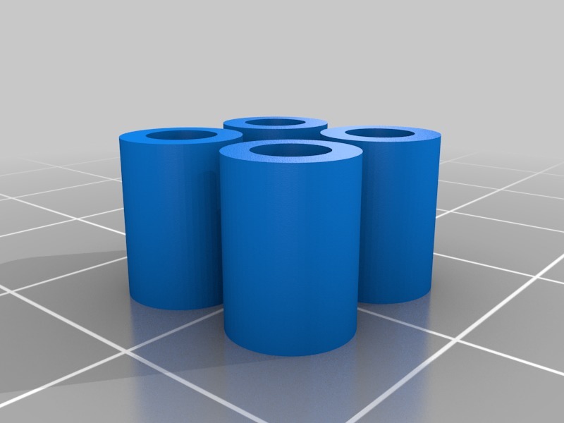 Spacers for M3 screw by tozes Download free STL model