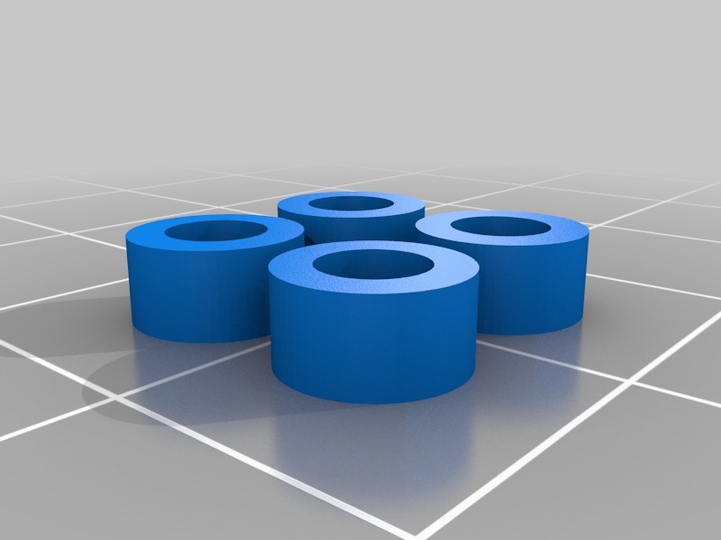 Spacers for M3 screw by tozes Download free STL model