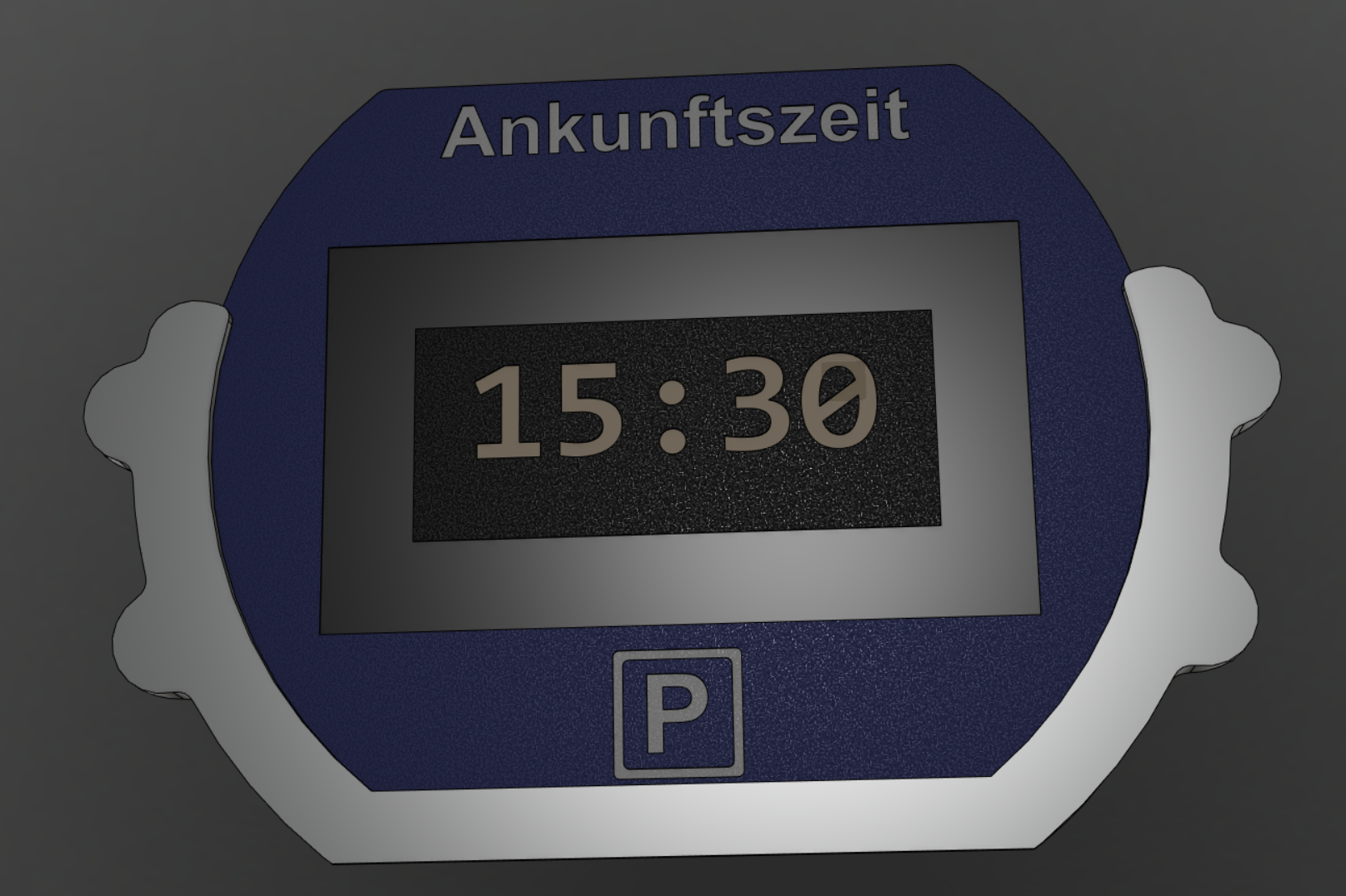 Halterung für eine elektronische Parkscheibe by Henki71, Download free STL  model