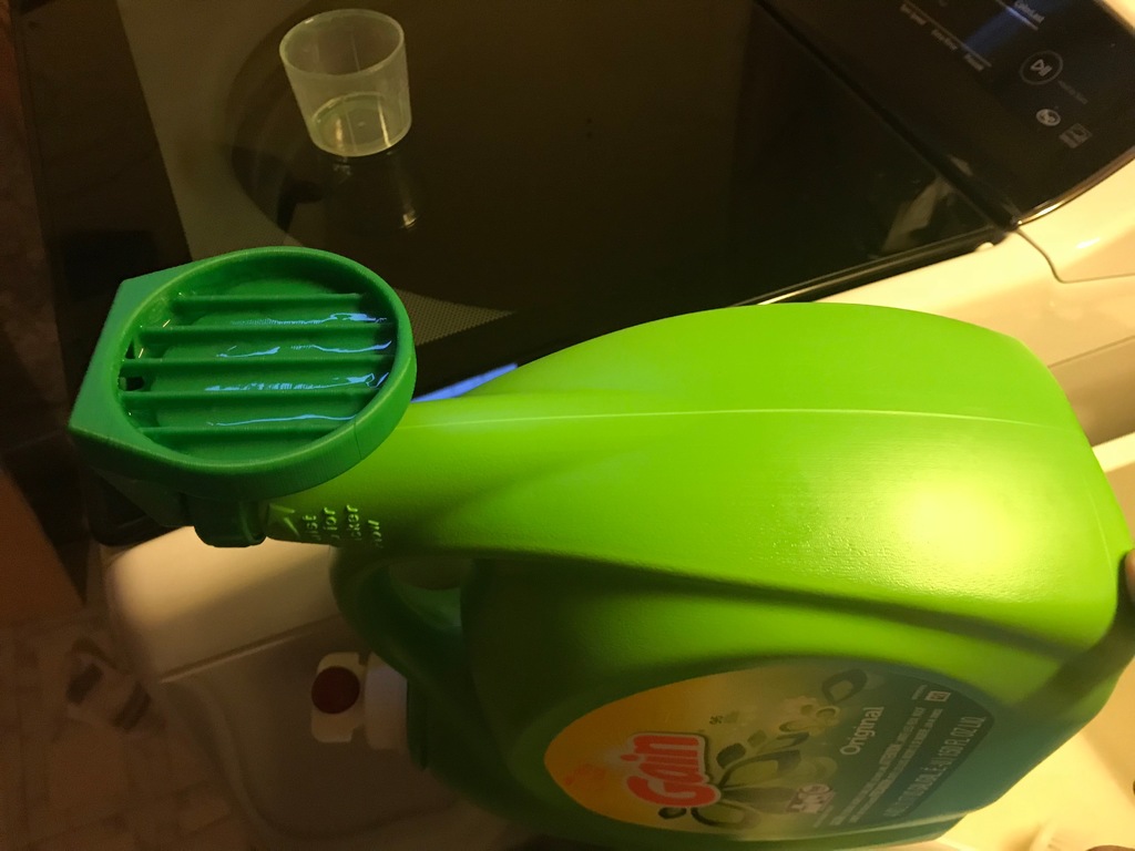 Laundry Detergent Cup Drain by Kernel Sanders Download free STL model