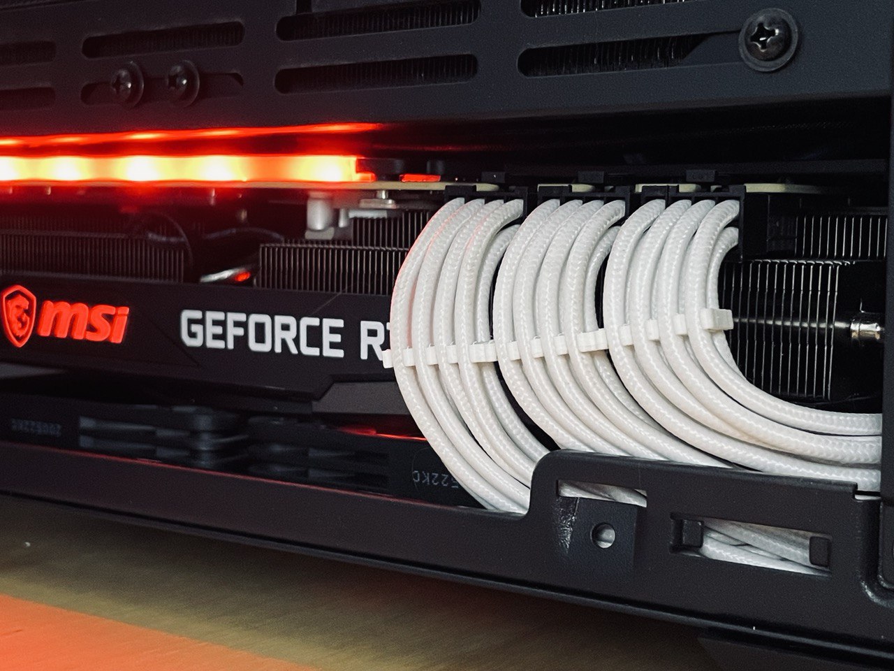 PSU cable tidy