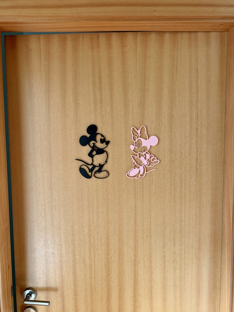 Minnie Mouse 2D WallArt por Morcegolas | Descargar modelo STL gratuito ...