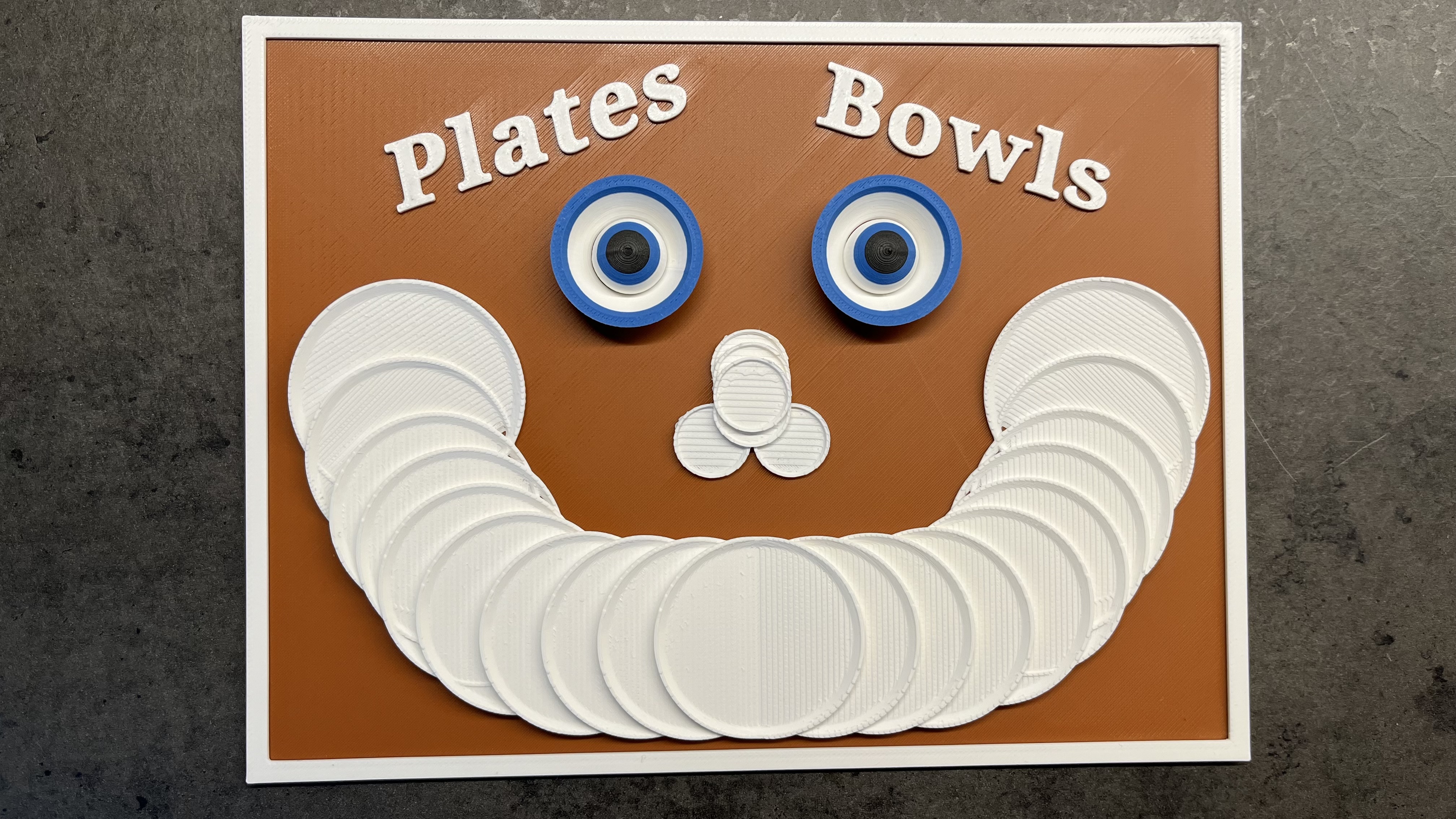 Office Information Sign Series >Plates & Bowls<