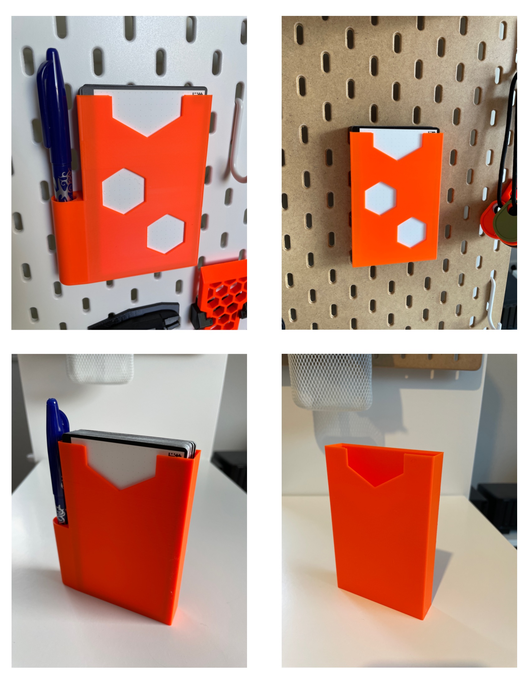 IKEA Skadis (SKÅDIS) compatible holder for Rocketbook Cloud Cards