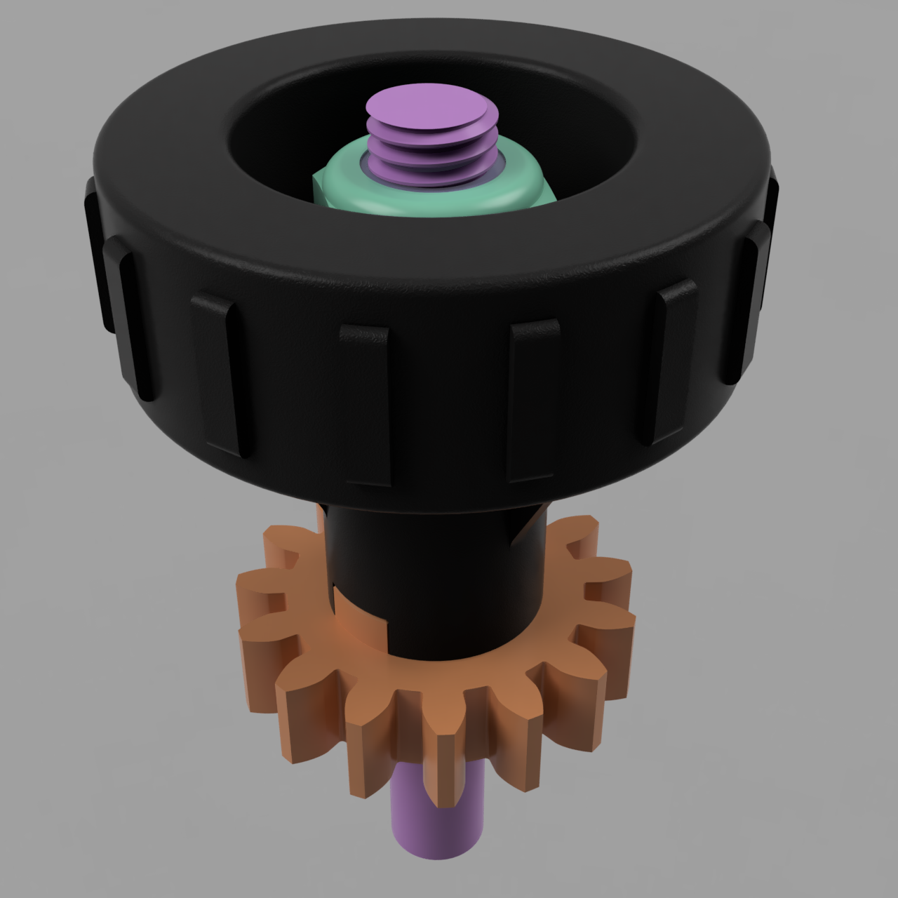 DeWalt DW745 Table Saw Fence Knob by Kyle Myers Download free STL