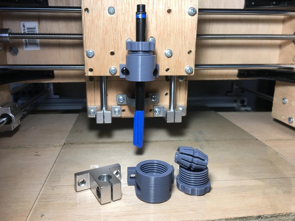 Collet Type Pen Holder for CNC Plotter by Pending Progress Download