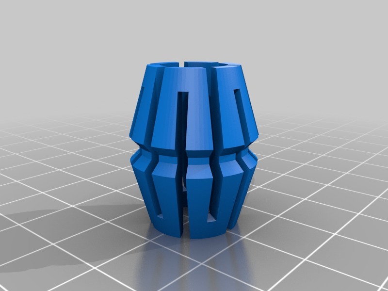 Miniatura 7 do modelo 3D Collet Type Pen Holder for CNC Plotter