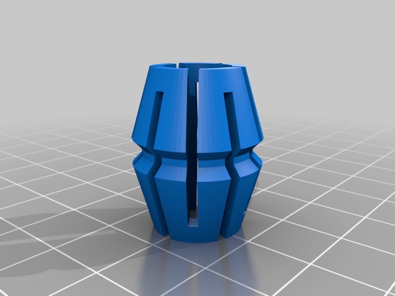 Miniatura 8 do modelo 3D Collet Type Pen Holder for CNC Plotter