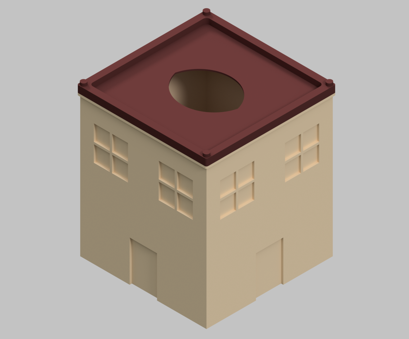 Tissue Box House by Judah Brandis Download free STL model