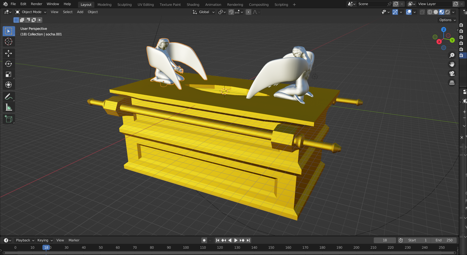 Archa úmluvy na kapesníky by Berunin | Download free STL model ...