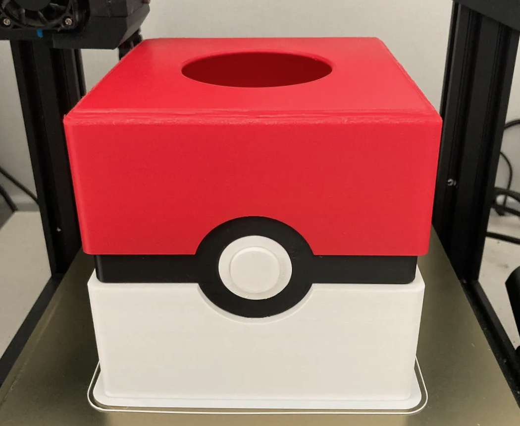 Pokeball Tissue Box