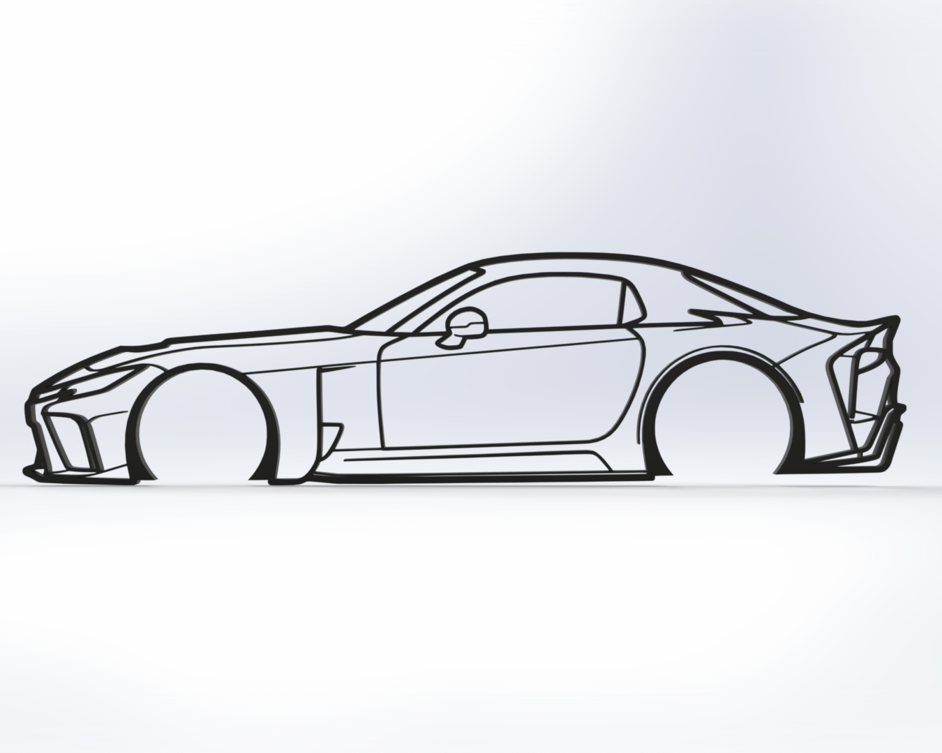 Toyota GR GT Wall Art