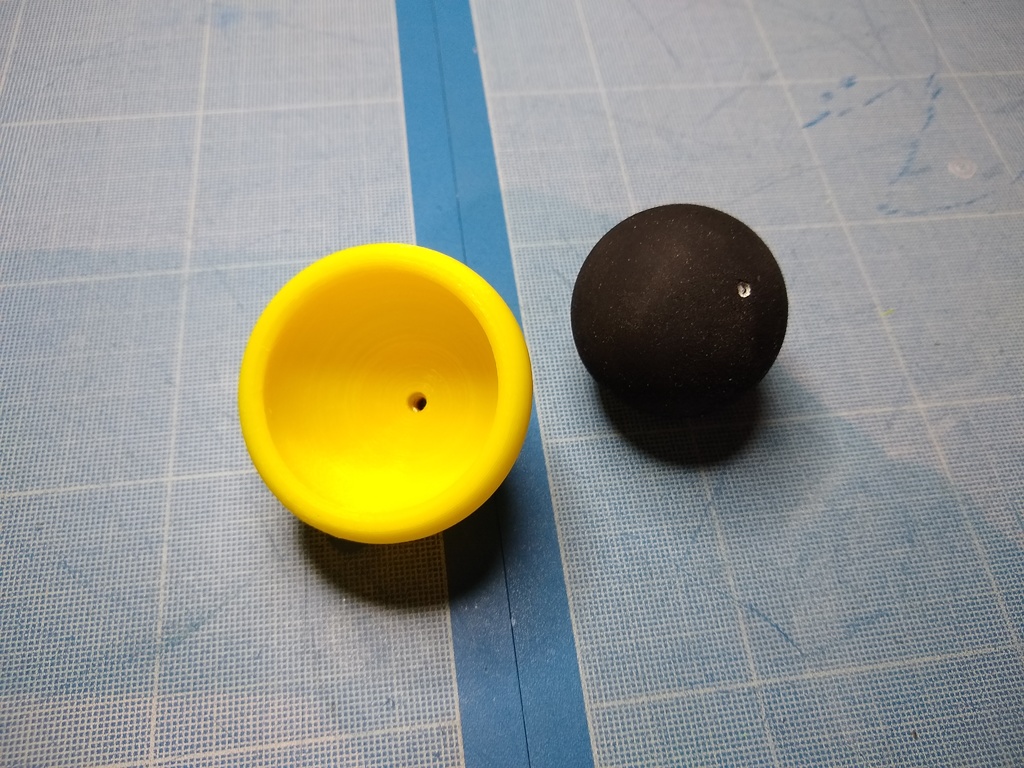 Squash ball feet for reittec polished by ort Download free STL model