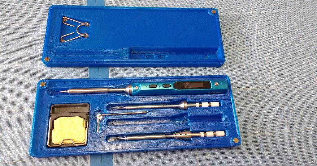 vchan3m's TS100 Soldering Iron Box for ⌀5x1.5mm by ort
