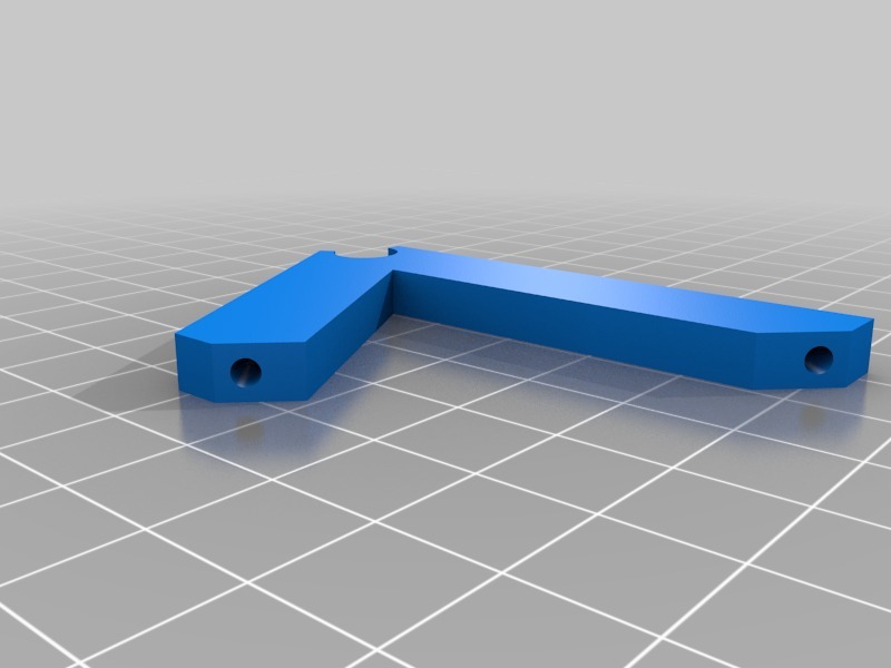 Miniatura 4 do modelo 3D Leaned LCD support for Microcube