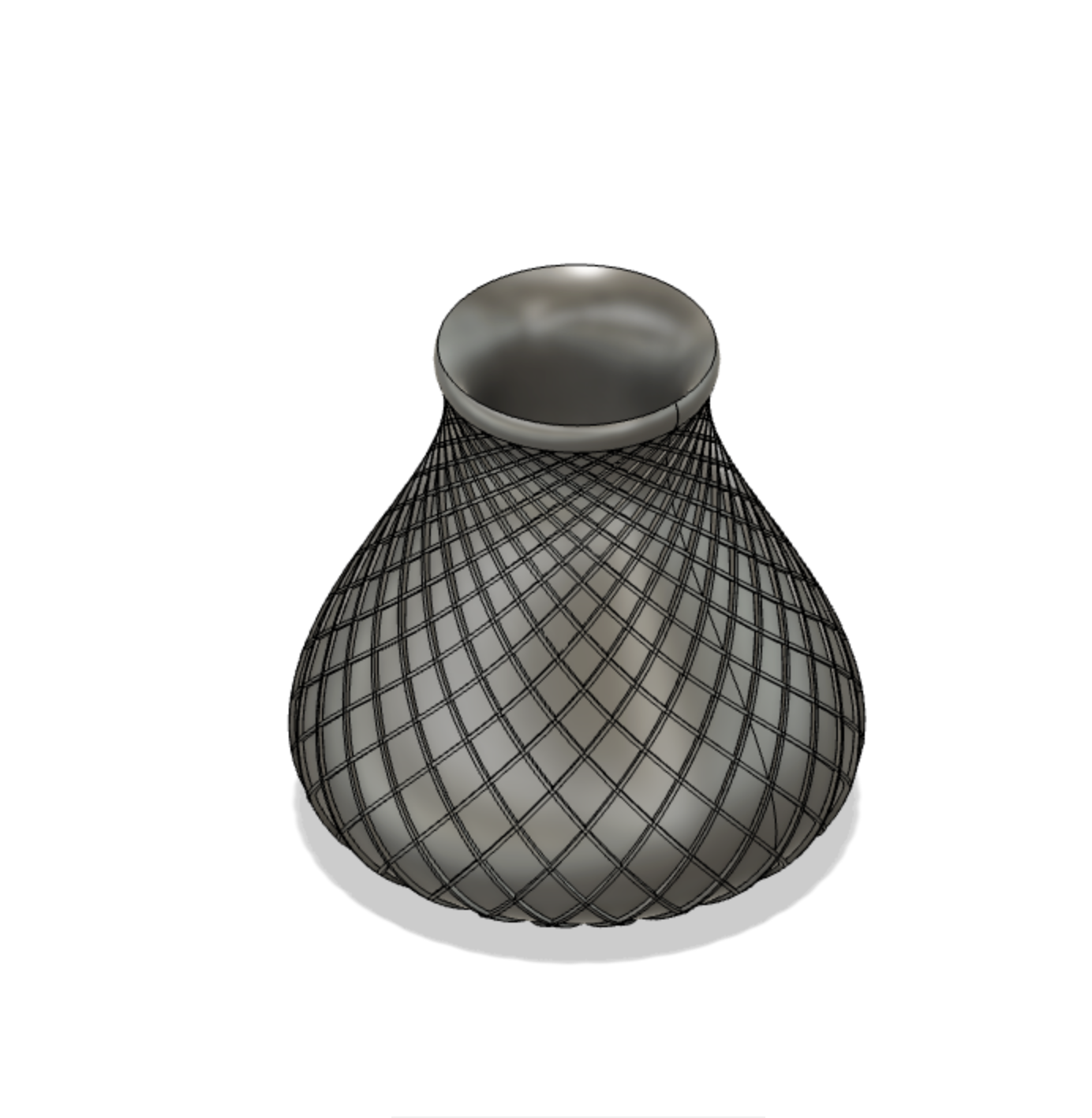 Spiral Vase for flowers plant