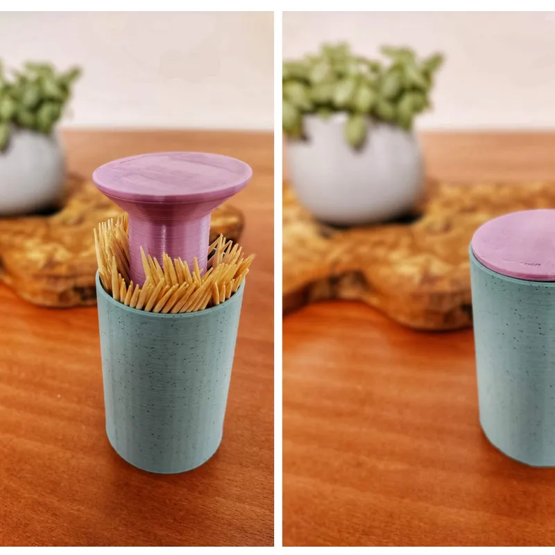 Pocket toothpick holder by i6o6, Download free STL model