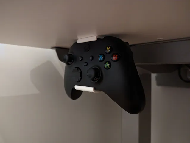 Xbox controller under desk mount