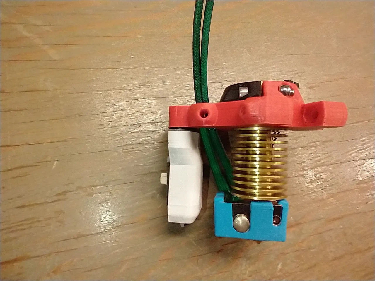 Kossel Mini E3D V6 Effector with BlTouch Mount by CrooksUSA