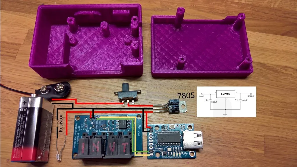 Midi USB Host by Salvation76 | Download free STL model | Printables.com