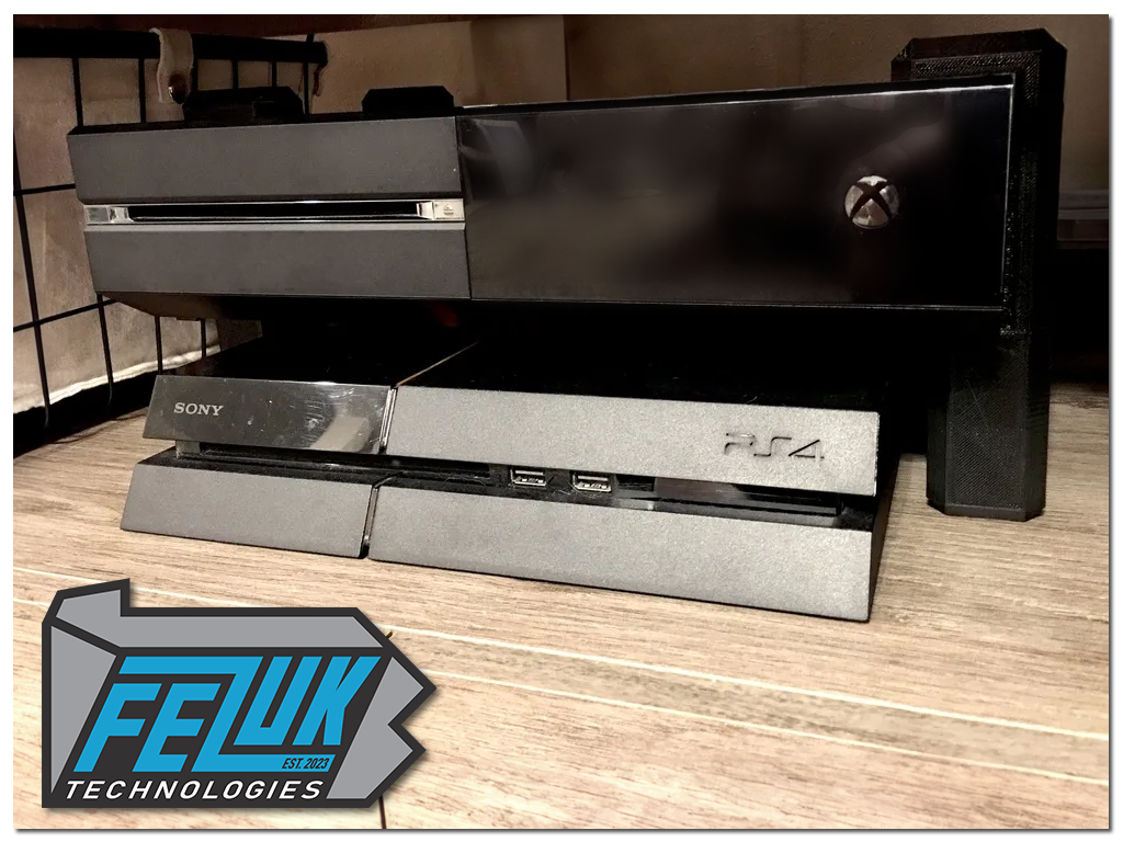 Xbox One Riser by Fezuk Technologies Download free STL model