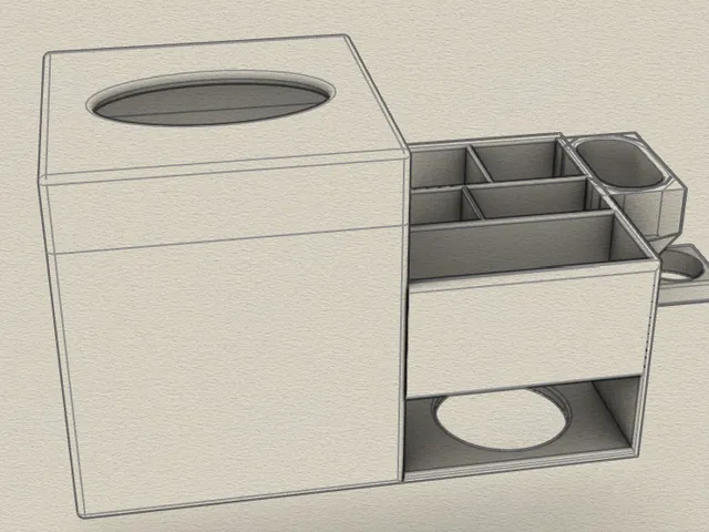 Charging Station Tissue Box