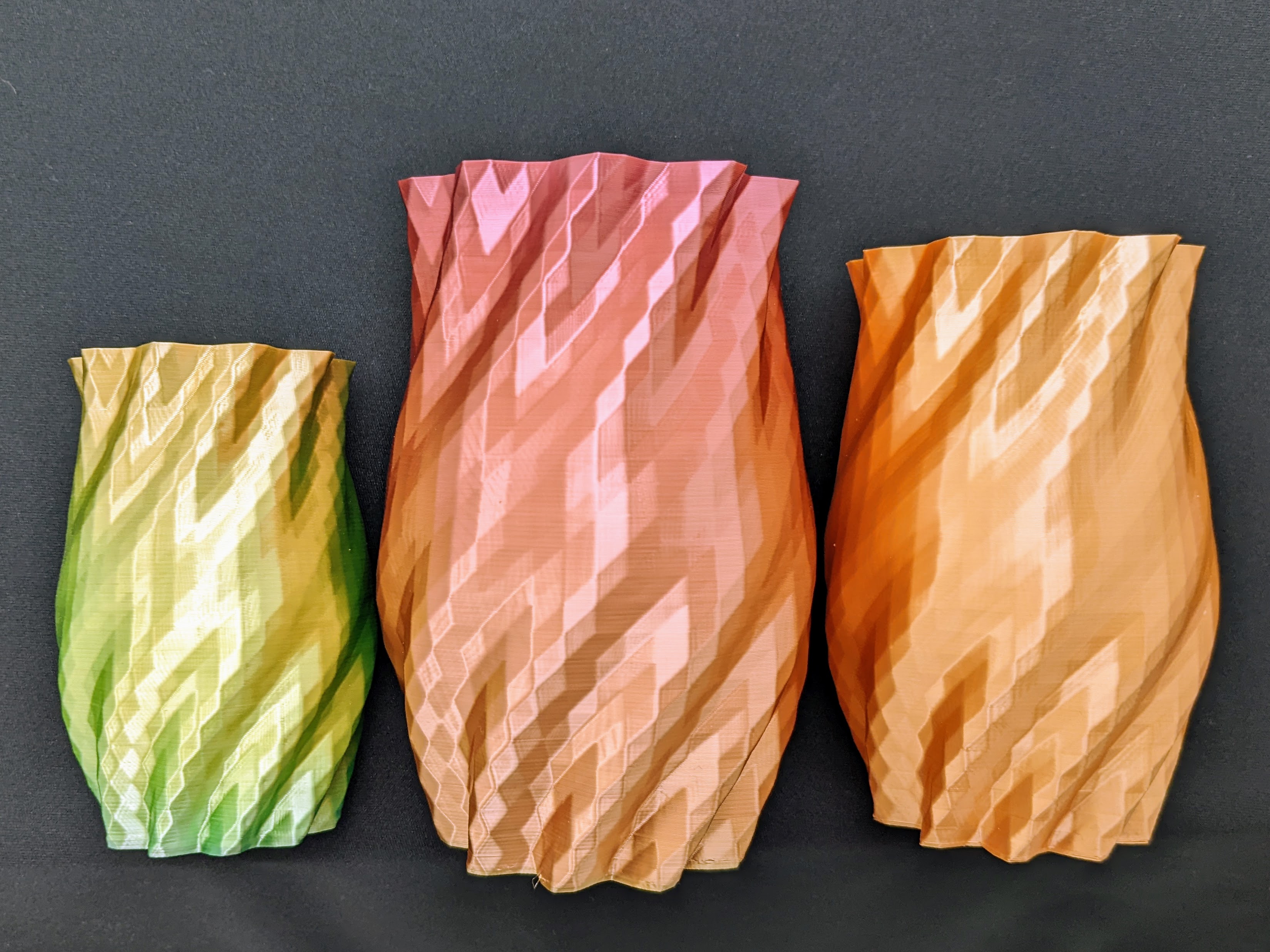 Multifaceted Twisty Spiral Vase