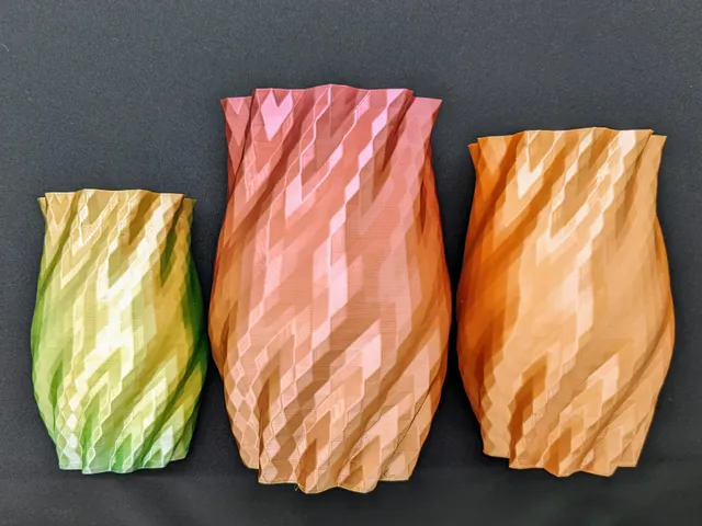 Multifaceted Twisty Spiral Vase