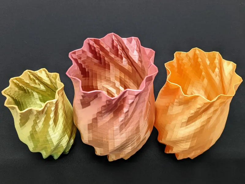 Multifaceted Twisty Spiral Vase By Grandpa 3dprints Download Free Stl