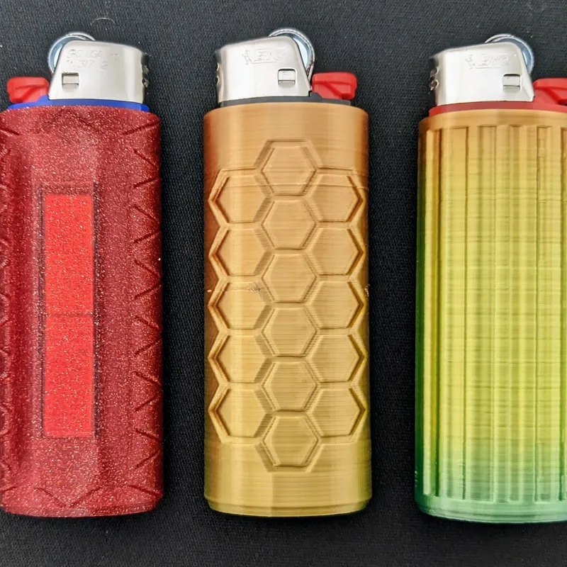 Designer Lighter Case - Goyard - Teal