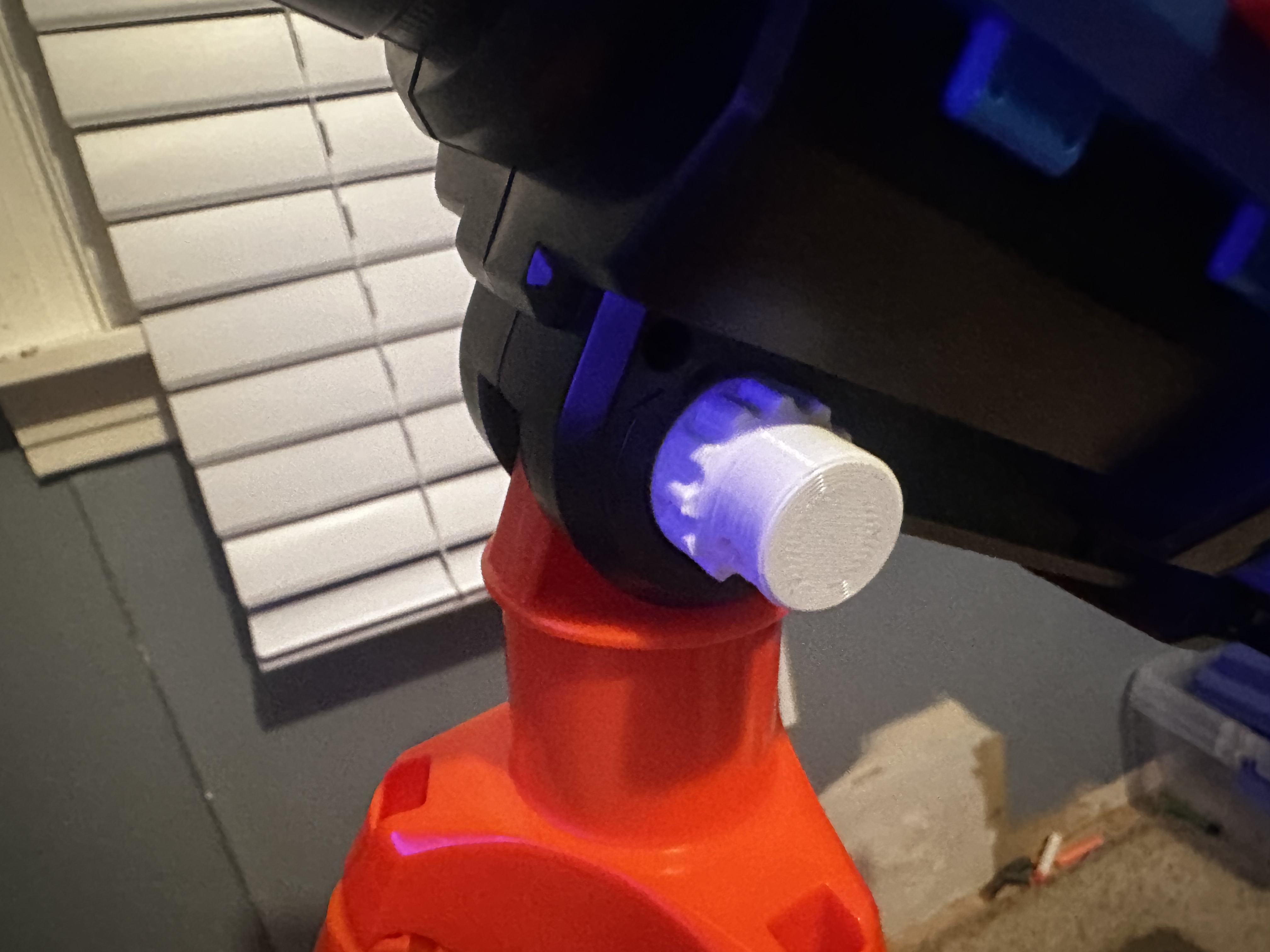 Locking Peg for Zuru "Rage Fire" Minigun Tripod