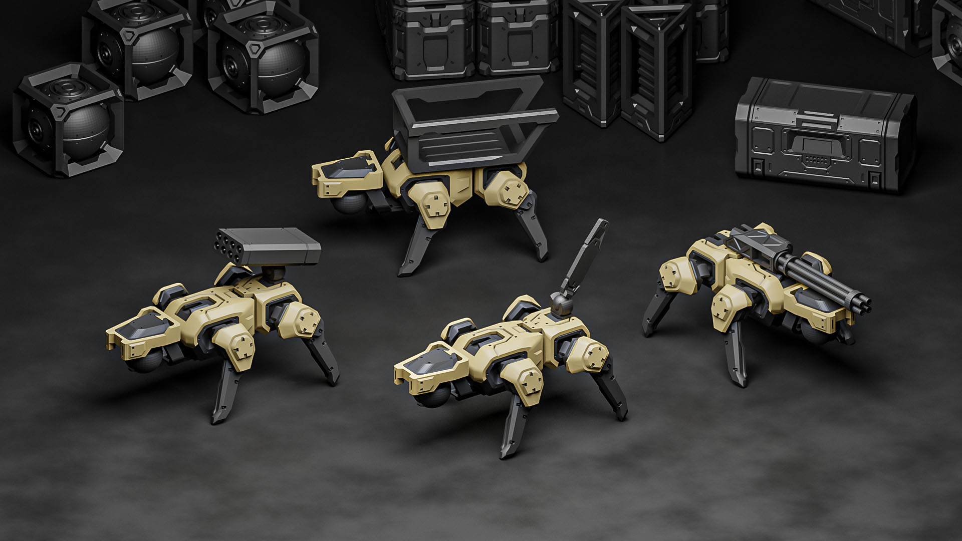 Miniatura 3 do modelo 3D BOLT robot dog