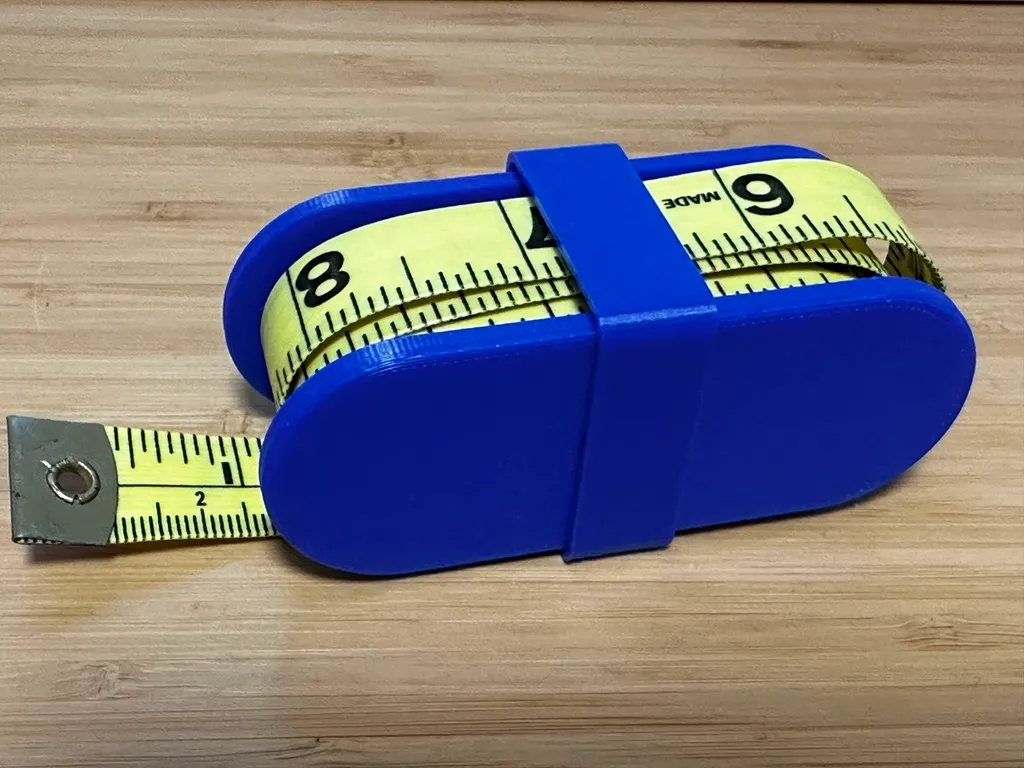 Fabric Tape Measure Holder (Rounded) by ZevEisenberg
