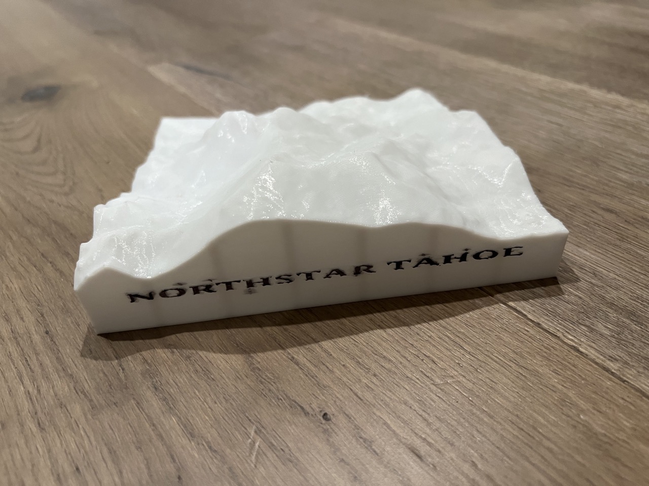 Topographical Map of Northstar Resort at Tahoe, CA