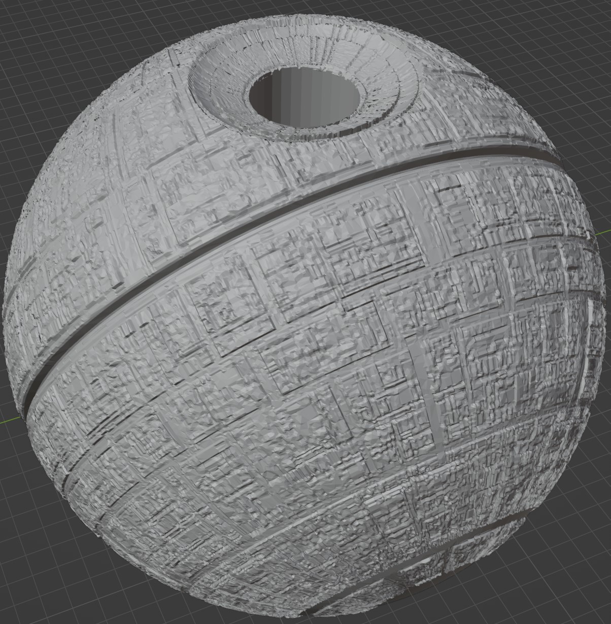 Death Star tissue box model 2