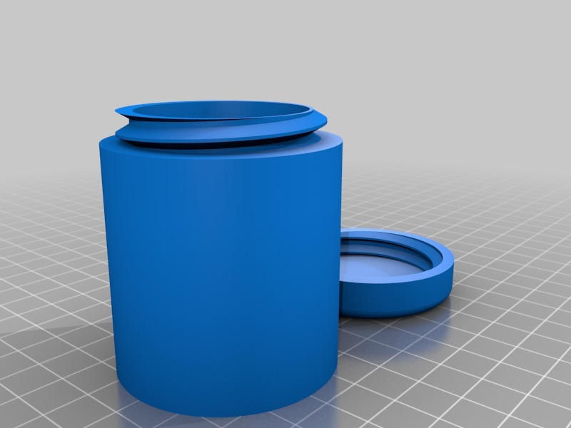Simple lidded jar. by Henry | Download free STL model | Printables.com