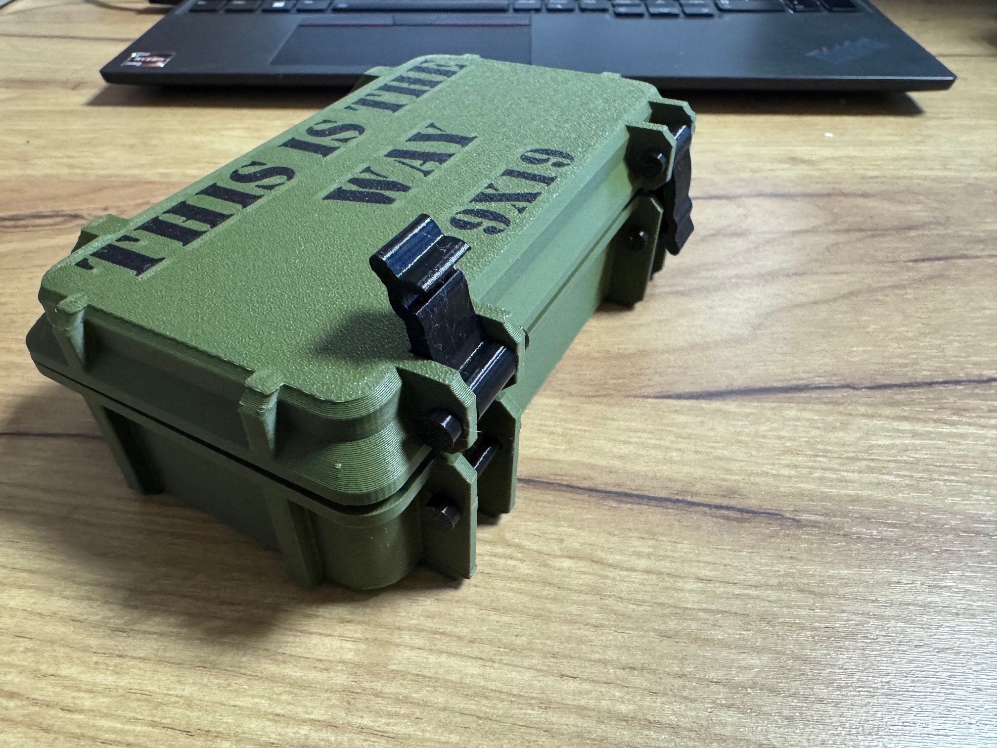 Miniatura 4 do modelo 3D Ammo box 9mm