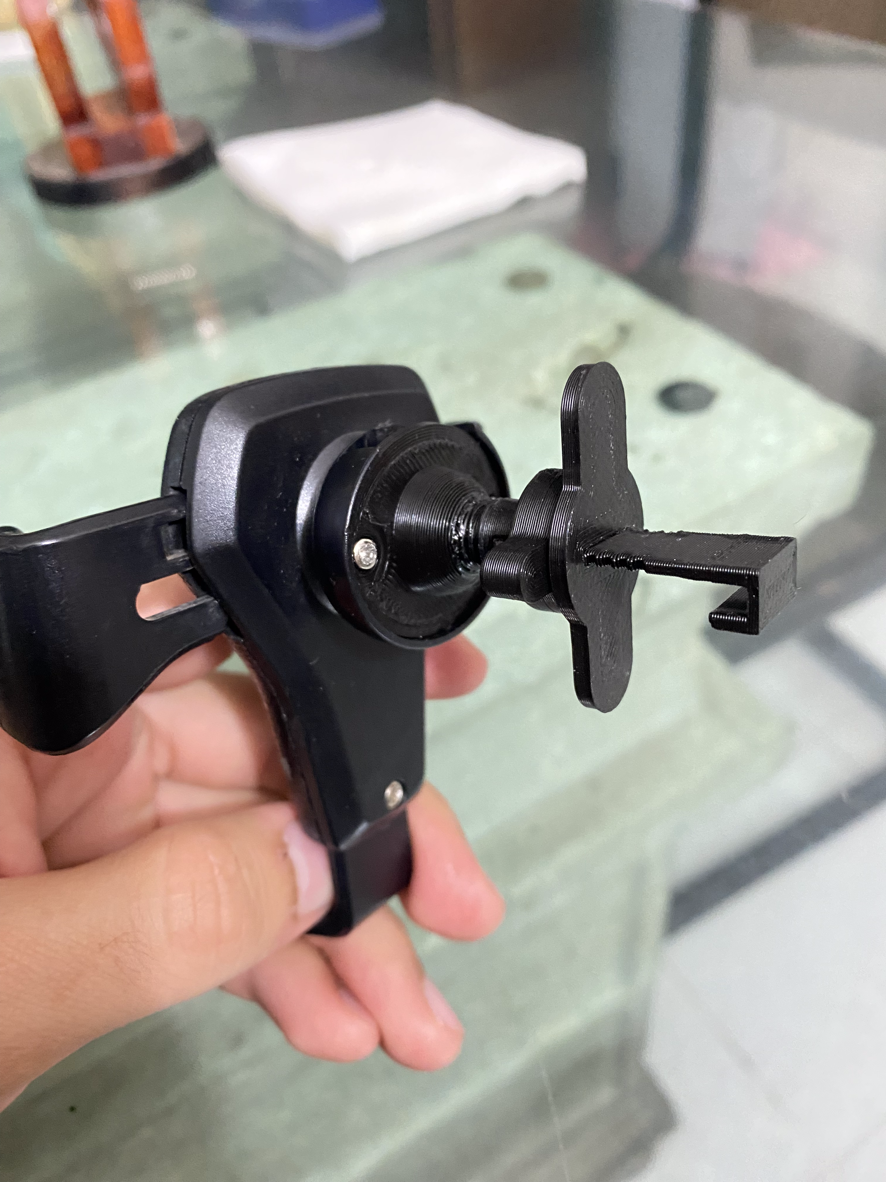 Car vent adapter for phone holder