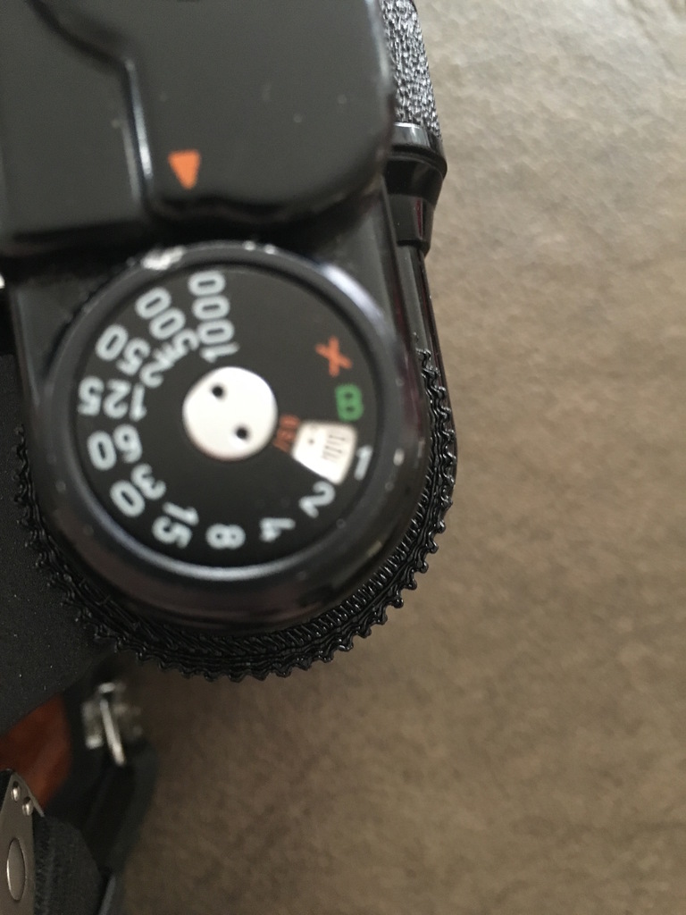 Pentax 67 Shutter Speed Ring Extender for use with Metering Prism by