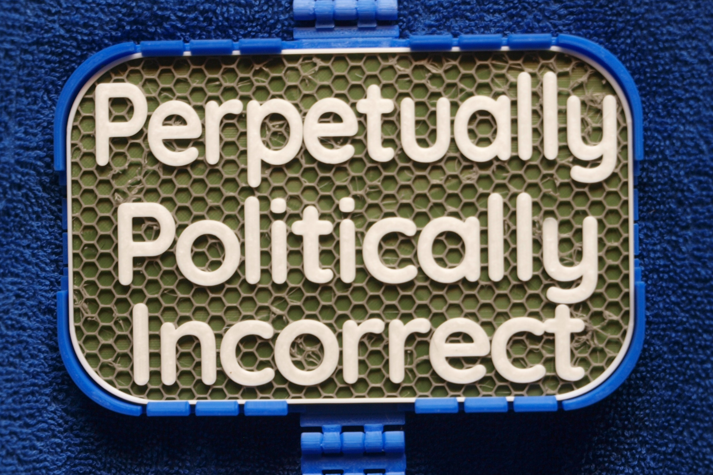 Politically Incorrect sign 3D model by h2odragon
