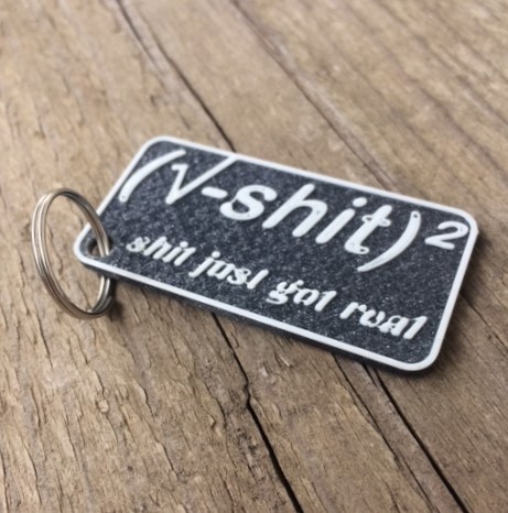 Math Humor Keychain